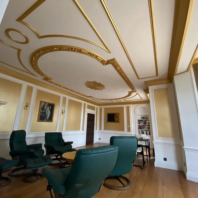 Gilded drawing room after